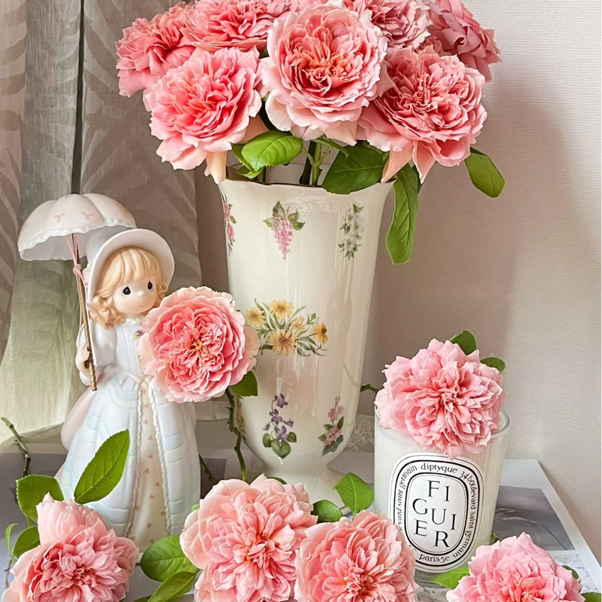 Moulin de la Galette Japanese Garden Shrub Rose