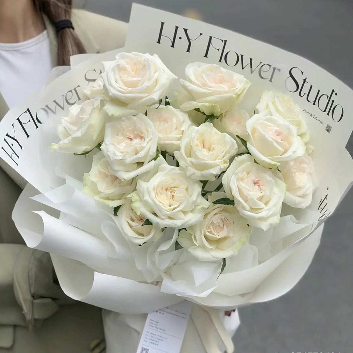 French Florist Shrub Rose Inspired by White O&